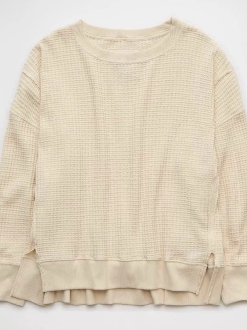AE Big Hug Waffle Crewneck Sweatshirt